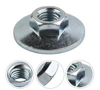 Disque de meuleuse d'angle à changement rapide Écrou de bride de verrouillage pour M14, outil hexagonal accessoire pour meuleuses d'angle 125/150/180/230 mm, écrou à dégagement rapide en métal