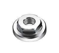 Disque de meuleuse d'angle à changement rapide hexagonal pour M14, écrou de verrouillage hexagonal à bride plaqué zinc pour meuleuse d'angle de type 125, 150, 180, 230.