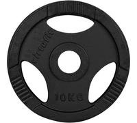VirtuFit Disque de musculation en fonte Noir 25 kg