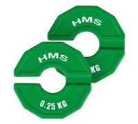 Disque de musculation et équipement superposition HMS TSN25 Vert 2x0,25 kg