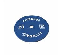 Fit & Rack Disque de musculation Powerlifting Bleu 20 kg