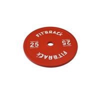 Disque de musculation Fit & Rack Powerlifting Rouge 25 kg