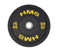 Disque de musculation HMS HTBR15 Jaune 450x51x78 mm