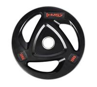 Disque De Musculation - Hms - Tox15 - Acier Recouvert De Caoutchouc - 15 Kg - Mixte Multicolore