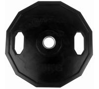 Tunturi Disque bumper Olympic – Caoutchouc 20 kg Noir – Unité
