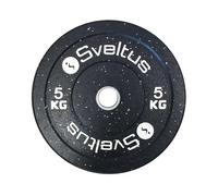 Disque de musculation olympique Sveltus Bumper Noir 45x3 cm
