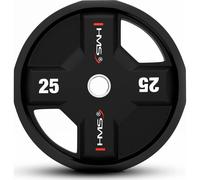 Disque de musculation polyuréthane olympique HMS TPC25 Noir 25 kg