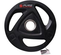 Disque de musculation Pure2Improve Noir 10 kg Unisex