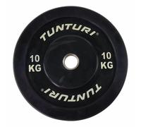 Tunturi Disque de musculation Noir 25 kg Unisexe