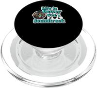 Disque de Musique drôle Bande sonore de Dessin animé PopSockets PopGrip pour MagSafe