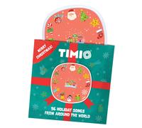 Disque de Noël TIMIO ? 96 chansons festives en 8 langues multicolor TU