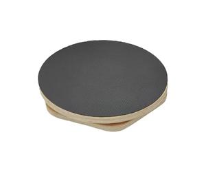 Disque de planche torsadée en bois - Outil d'exercice pour équilibrer la taille, entraîneur de sculpteur abdominal portable, plateforme de fitness rotative antidérapante, appareil d'entraînement de fo