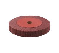 Disque De Polissage À Lamelles En Fibre De Nylon 6"/8" Non Tissé, Grain 320, For Le Polissage Et Le Décapage(150mm Red)