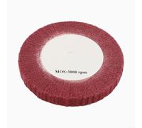 Disque de polissage abrasif non tissé 4 à 12, fibre de nylon grain 320 pour polir efficacement les surfaces métalliques et bois (100 mm)