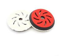 Disque de polissage automobile 125 mm en laine et éponge pour émail, silicone, pommades et systèmes à base de cire