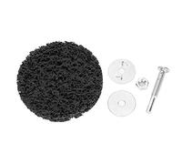 Disque de polissage diamant noir 100 mm, disque de ponçage robuste avec poignée pour métal, bois, pierre, plastique, ciment, accessoires d'outils électriques, résistant à l'eau,