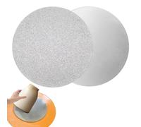 Disque de polissage diamant plat de 200 mm, grain 120, sans trou central, pour pierres précieuses, carrelage, porcelaine, verre, pierre et méta (20,3 cm, 120, moyen)