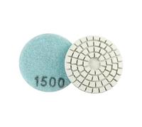 Disque de polissage diamanté de 2 pouces, tampon de ponçage à l'eau for la rénovation du marbre, du granit, du béton et des sols durcis.(1500 Mesh 1pcs)