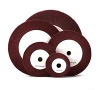 Disque de polissage en fibre de nylon non tissée avec grain 320 pour projets de lissage et de finition (300 mm)