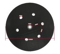 Disque de polissage en mousse souple de 15,2 cm avec 6 trous d'extraction de poussière pour ponceuses