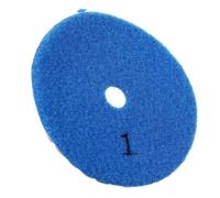 Disque De Pon?Age À Sec De Tampon De Polissage De Diamant De 100 Mm Pour Le Verre De Granit De Béton De Marbre, Bleu Marine