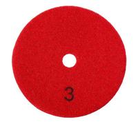 Disque De Pon?Age À Sec Pour Tampon De Polissage Diamant 100 Mm Pour Marbre, Béton, Granit, Verre, Rouge