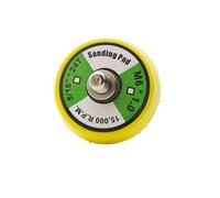 Disque de ponçage 1/2/3 pouces, support de ponceuse for polisseuse pneumatique, plaque arrière auto-agrippante, outil de meulage abrasif M6 et 5/16 x 24 dents(2Inch 5pieces,M6)