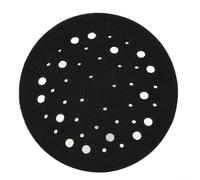 Disque de ponçage 125 mm - Dos en mousse souple avec 44 trous - Compatible avec l'extraction de poussière entre la ponceuse et les disques de ponçage