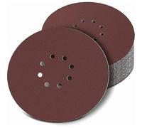 Disque de ponçage 225 mm, 30 disques de ponçage circulaires, papier de verre 8 trous, papier de verre pour ponceuse à sec Giraffe (grain 120#240)