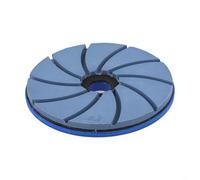 Disque de ponçage anti-escargot de 150 mm pour meulage et polissage des bords de marbre, granit et pierre d'ingénierie - Diamètre 150 mm, trou 25 mm, utilisation humide - Grain 50-3000 (grain 50)