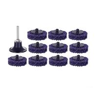 Disque de ponçage antirouille pour meuleuse d'angle - 50 mm - Violet - Pour matériau abrasif King Kong - Maille en fibre résistante à l'usure - Avec