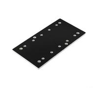 Disque de ponçage carré de 225 x 115 mm avec motif 10 trous et 6 trous, disque de ponçage MPE de rechange pour ponceuse avec dépoussiérage efficace