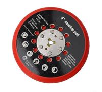 Disque de ponçage de 15,2 cm compatible avec ponceuse Bosch RSM6045, plaque d'interface d'extraction de poussière à 72 trous et boucle de rigidité moyenne pour le polissage