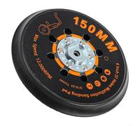 Disque de ponçage de 150 mm avec 37 trous pour ponceuse orbitale, disque de meulage de 15,2 cm avec filetage 5/16-24, compatible avec les outils de polisseuse MAXXT, 12 000 tr/min
