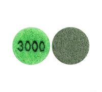 Disque de ponçage de 2,5 cm pour polissage humide et sec des surfaces en granit, jadéite, marbre, béton et pierre d'ingénierie (grain 3000)