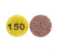 Disque de ponçage de 2,5 cm pour polissage humide et sec des surfaces en granit, jadéite, marbre, béton et pierre d'ingénierie (grain 150)