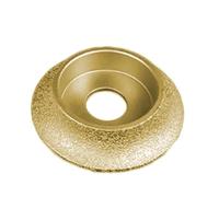 Disque de ponçage diamanté for soudure sous vide, 10/15/20/25/30 mm, for profils bord, marbre, granit, céramique, verre(15mm)