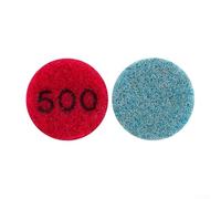 Disque de ponçage humide et sec de 2,5 cm avec plusieurs options de grain pour granit, marbre, béton, terrazzo, travertin, meulage de pierre ou d'affûtage avec meuleuse d'angle (grain 500)