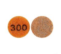 Disque de ponçage humide et sec de 2,5 cm avec plusieurs options de grain pour granit, marbre, béton, terrazzo, travertin, meulage de pierre ou d'affûtage avec meuleuse d'angle (grain 300)