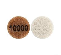 Disque de ponçage humide et sec de 2,5 cm avec plusieurs options de grain pour granit, marbre, béton, terrazzo, travertin, meulage de pierre ou d'affûtage avec meuleuse d'angle (grain 10 000)