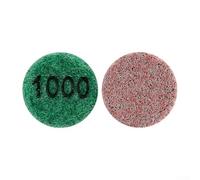 Disque de ponçage humide et sec de 2,5 cm avec plusieurs options de grain pour granit, marbre, béton, terrazzo, travertin, meulage de pierre ou d'affûtage avec meuleuse d'angle (grain 1000)