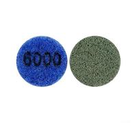 Disque de ponçage humide et sec de 2,5 cm avec plusieurs options de grain pour granit, marbre, béton, terrazzo, travertin, meulage de pierre ou d'affûtage avec meuleuse d'angle (grain 6000)
