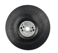 Disque de ponçage pour meuleuses d'angle de 11,4 à 17,8 cm avec écrou de verrouillage et nervures surélevées pour des opérations de meulage stables (17,8 cm B)