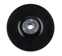 Disque de ponçage pour meuleuses d'angle de 11,4 à 17,8 cm avec écrou de verrouillage et nervures surélevées pour des opérations de meulage stables (12,7 cm B)