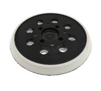 Disque de ponçage robuste à libération rapide de 125 mm avec 8 trous de ventilation améliorant la résistance à l'usure Convient pour ponceuse industrielle Disque de ponçage pour polissage