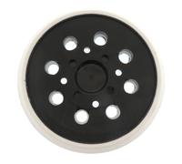 Disque de ponçage robuste à libération rapide de 125 mm avec 8 trous de ventilation améliorant la résistance à l'usure Convient pour ponceuse industrielle Disque de ponçage pour polissage