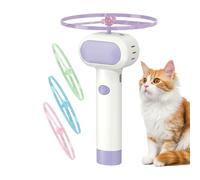 Disque de pour chat Lanceur de disques rechargeable avec 4 hélices