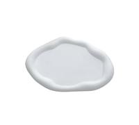 Disque de rangement for bijoux en céramique, étagère présentation, plateau for bougies aromatiques, accessoires photographie, décoration intérieure Pour colliers et bracelets(Oval(24x16cm))