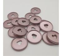 Disque De Reliure Pour Ordinateur Portable 35mm, 100 Pièces, Trou De Champignon, Feuille Lâche, Anneau De Reliure En Plastique, Bricolage, Bouton Champignon, Fournitures De Bureau