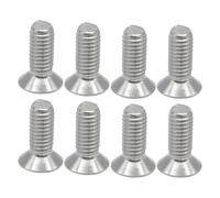 Disque de Rotor de frein M6 x 16mm, vis à boulon fraisé à douille hexagonale for VW for Jetta 1H 1J 1B 2000-2012 2013 2014 2015 2016 2017 for Bora(8Pcs)